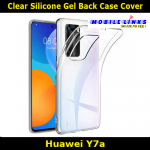 Silicone Gel Back Case Clear Cover For Huawei Y7a PPA-LX3 Slim Fit Look